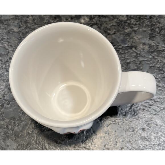 Vintage 2002 Elvis Presley Coffee Mug 3-D Raised American Flag NOS Patriotic - Picture 2 of 6